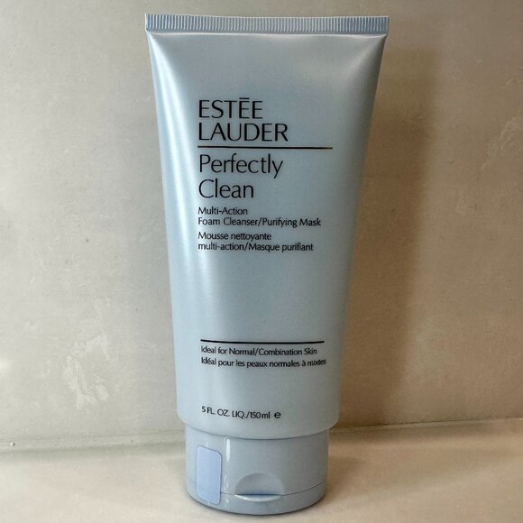 Estee Lauder Perfectly Clean Multi-Action Foam Cleanser/Purifying Mask - 5 oz - Picture 1 of 2